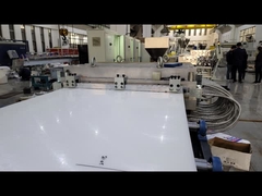 PET PP POM Board Plat Sheet Mesin Ekstrusi Sekrup Tunggal Ketebalan 25mm