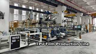 Tingkatkan Produksi Sepatu: 75 TPU EVA Twin Screw Extruder Lini Produksi Film TPU EVA