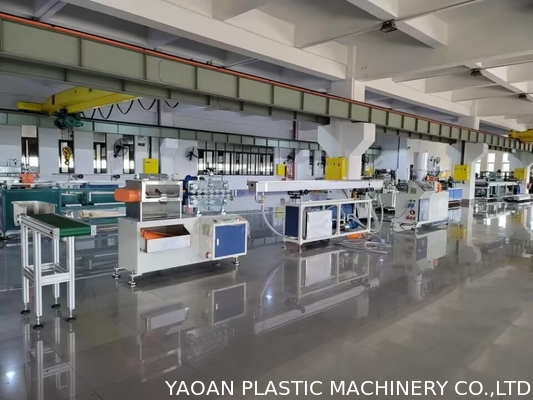 Mesin ekstrusi tabung kapiler PP PC PETG dengan output tinggi untuk produksi pipa medis dan jerami minum