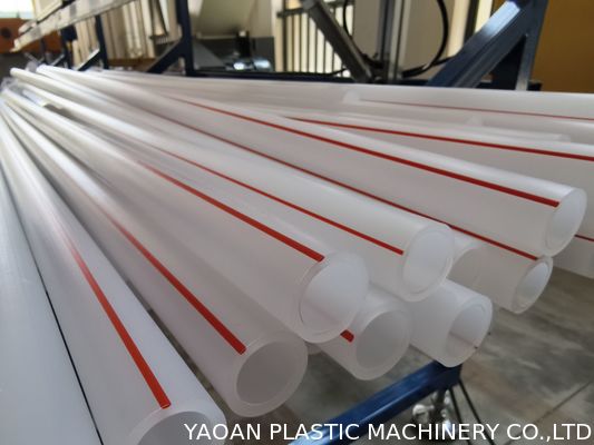 Plastik PE HDPE PPR Air Gas Oil Supply Pipe Tube Extrusion Line Produksi Single Screw Extruder Hose Making Machine