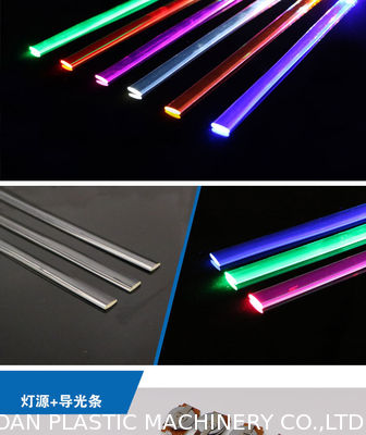 AF-65 TPU Solid Sticks Bar & Tubes Extrusion Line Produksi Untuk LED Light Guide Strip