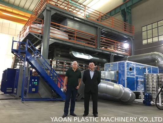 AF-3200mm PP Spunbond Nonwoven Fabric Membuat Mesin, S SS SMS Lini produksi Kain Nonwoven
