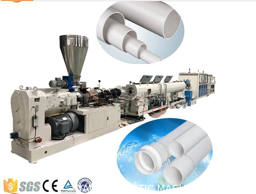 Drainase Dan Saluran Listrik PVC Pipa Plastik Mesin Ekstrusi, Line Produksi Pipa PVC